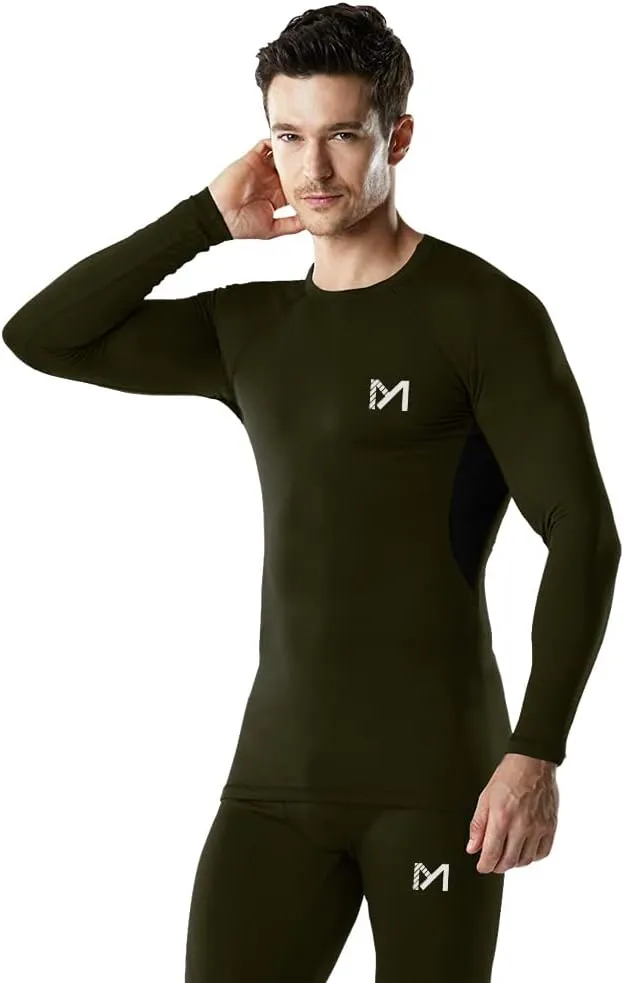 Men's Compression Long Sleeve Athletic Workout Shirt