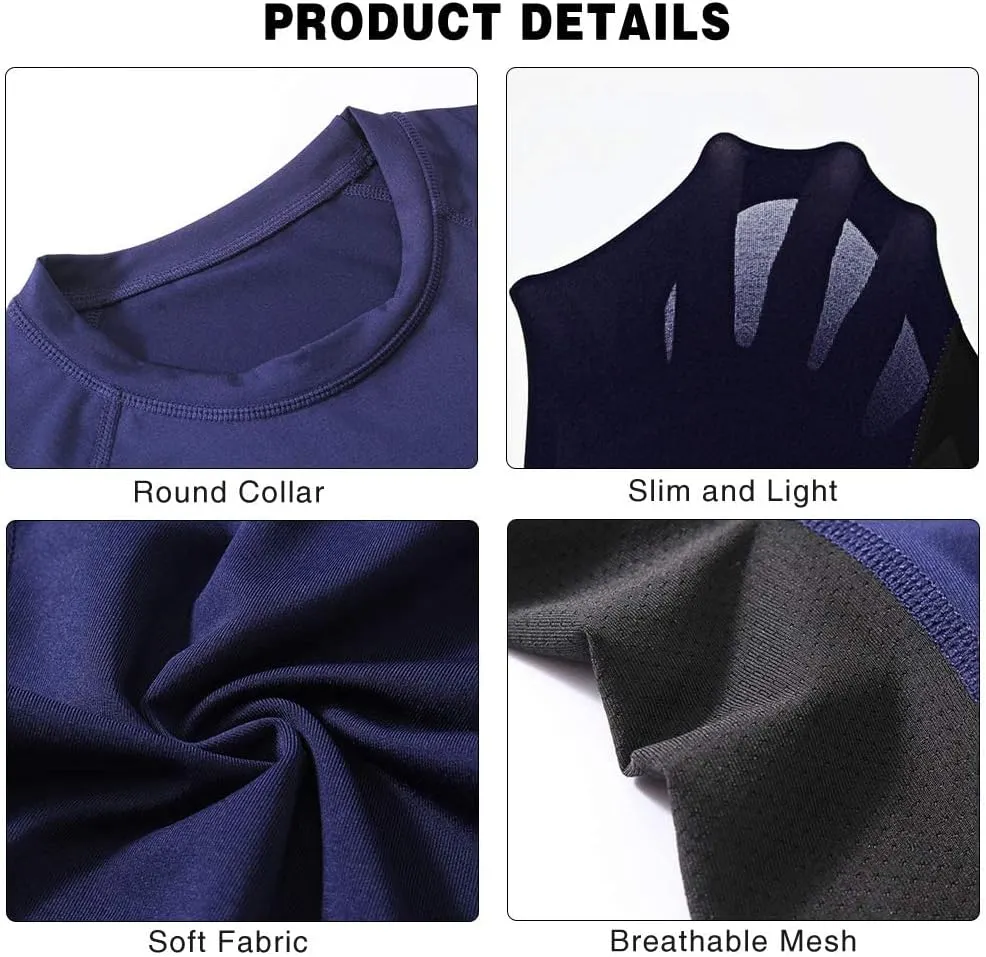 Men's Compression Long Sleeve Athletic Workout Shirt
