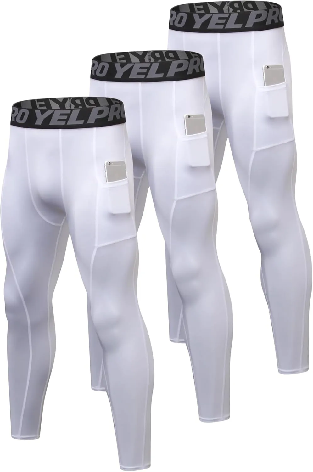 Men's Compression Pants Cool Dry Athletic Leggings Workout Running Tights Active Sports Baselayer Tights Men Yoga Pant