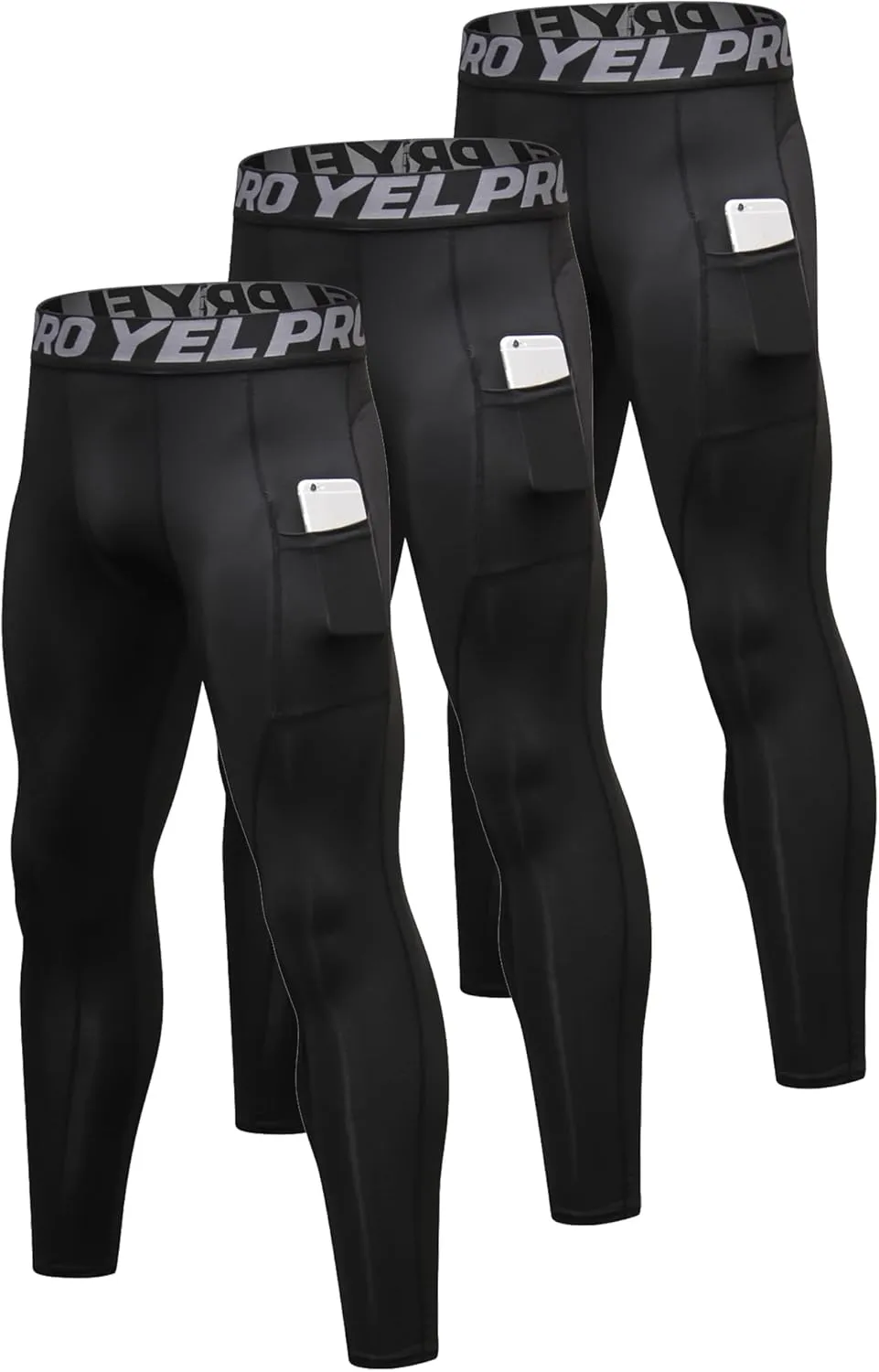 Men's Compression Pants Cool Dry Athletic Leggings Workout Running Tights Active Sports Baselayer Tights Men Yoga Pant