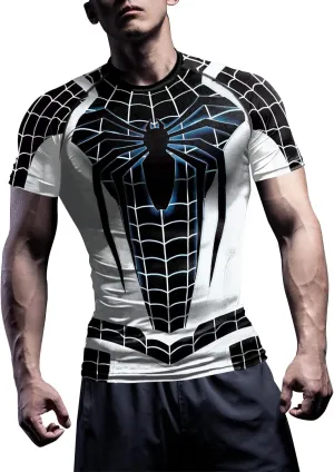 Men's Compression Shirts Long Sleeve Short Sleeve Workout T-Shirt Athletic Fitness Gym Tops for Men