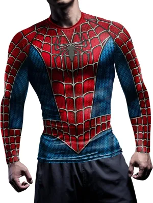 Men's Compression Shirts Long Sleeve Short Sleeve Workout T-Shirt Athletic Fitness Gym Tops for Men