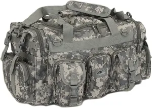 Mens Large 22" Inch ACU Digital Camo Duffel Duffle Military Molle Tactical Gear Shoulder Strap Travel Bag