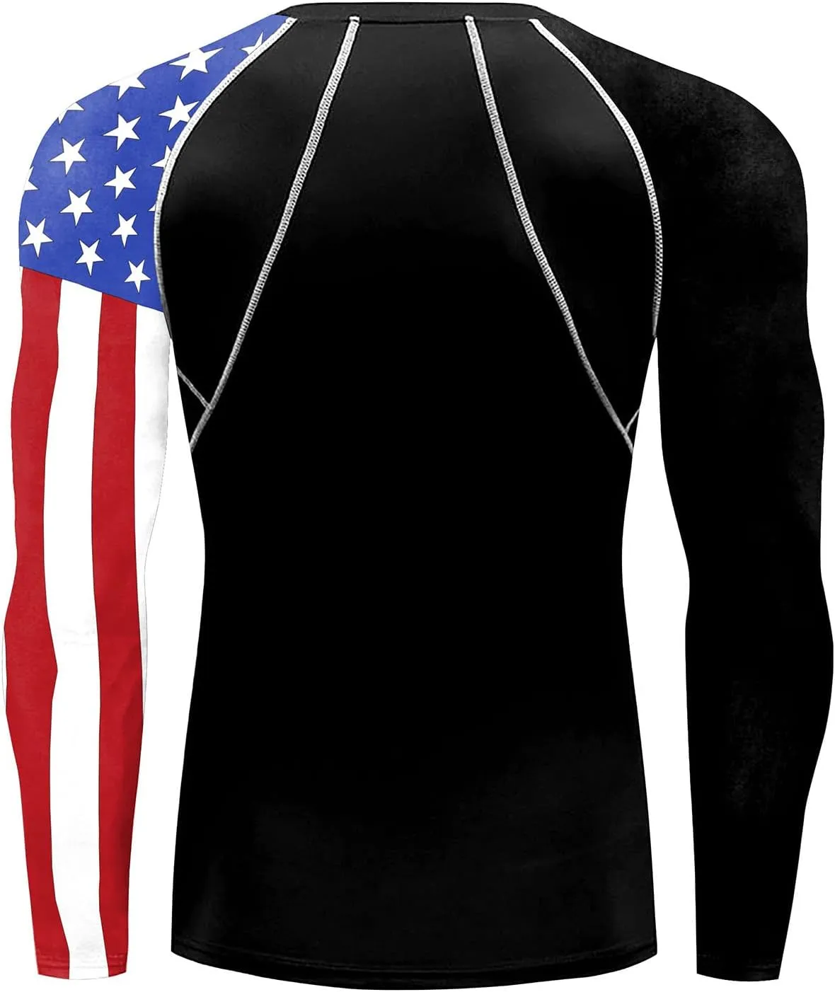Men's Rash Guard Shirts Sun Protection UPF 50  Long Sleeve BJJ Jiu Jitsu Fitness Running Fishing Swim T-Shirt