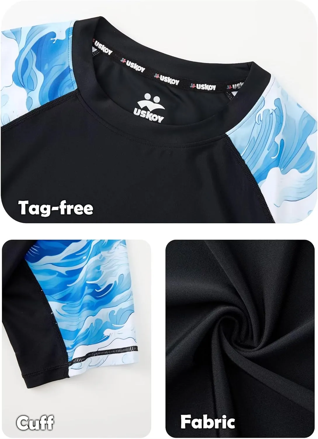 Men's Rash Guard T-Shirts UPF 50  Baselayer Short Sleeve Skins Compression Performance Fit Tee