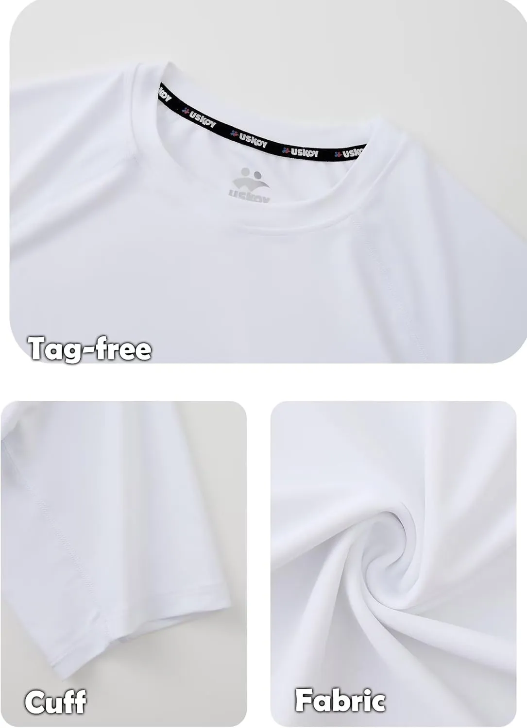 Men's Rash Guard T-Shirts UPF 50  Baselayer Short Sleeve Skins Compression Performance Fit Tee