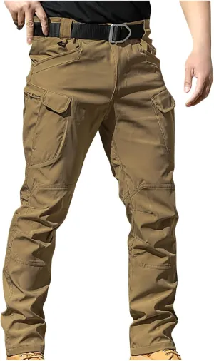 Men’s Tactical Work Pants Outdoor Hiking Pants Trendy Climbing Pants Autumn Trail Pants Classic Camping Pants