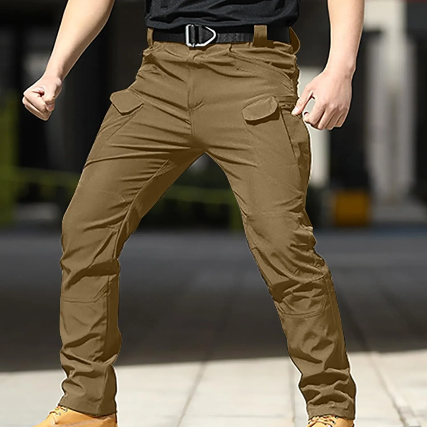 Men’s Tactical Work Pants Outdoor Hiking Pants Trendy Climbing Pants Autumn Trail Pants Classic Camping Pants