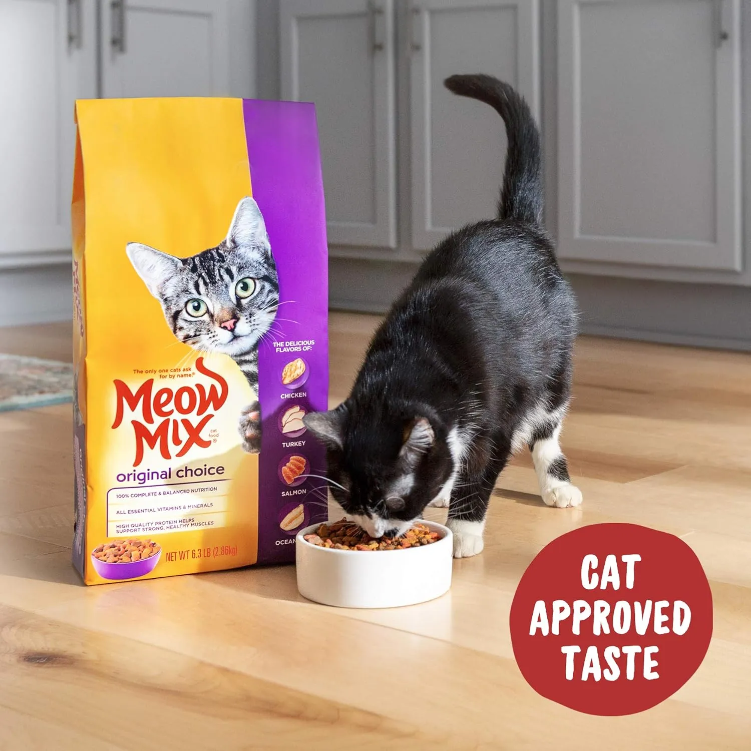 Meow Mix Original Choice Dry Cat Food, 18 Ounce (Pack of 6)