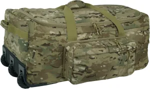 Mercury Tactical Gear Mini Monster Rolling Duffel Deployment, Wheeled Heavy Duty Travel Duffle Bag for Men & Women, Multi Cam Color, One Size