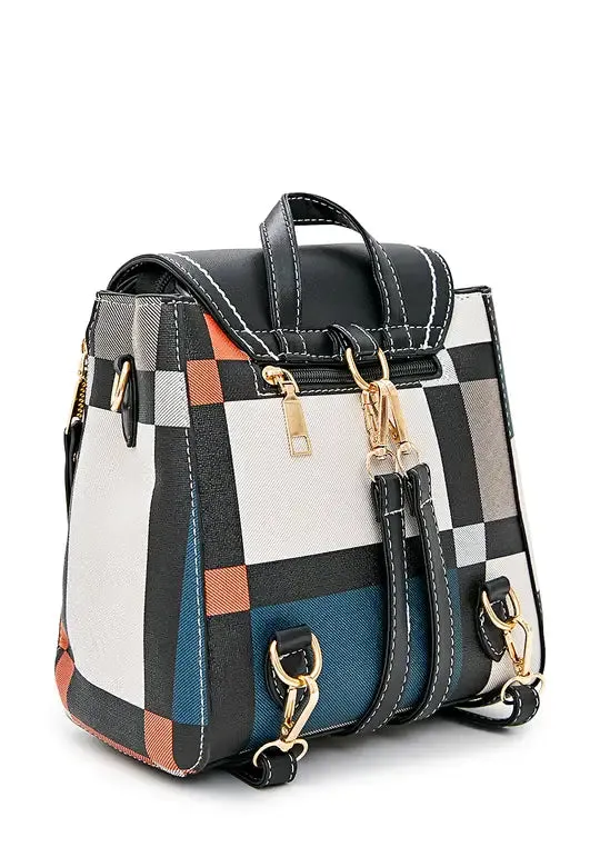 Mini Convertible Backpack Small Purse for Women Dasti (Red)