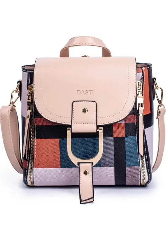 Mini Convertible Backpack Small Purse for Women Dasti (Red)