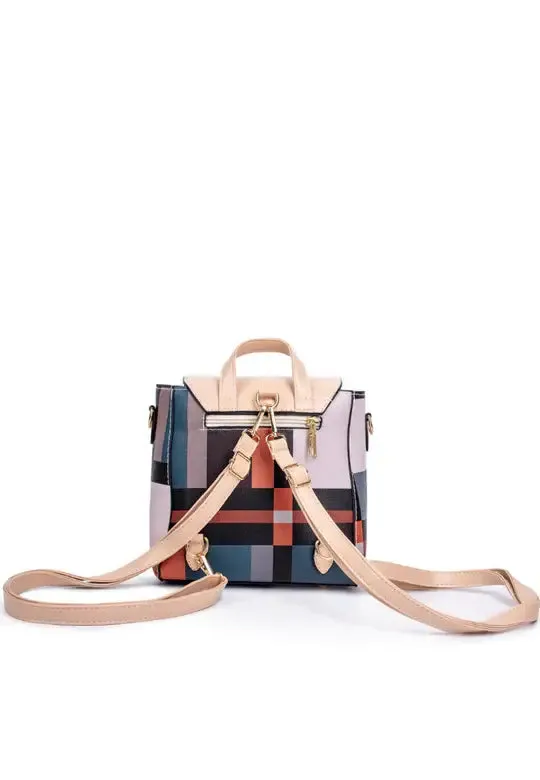 Mini Convertible Backpack Small Purse for Women Dasti (Red)