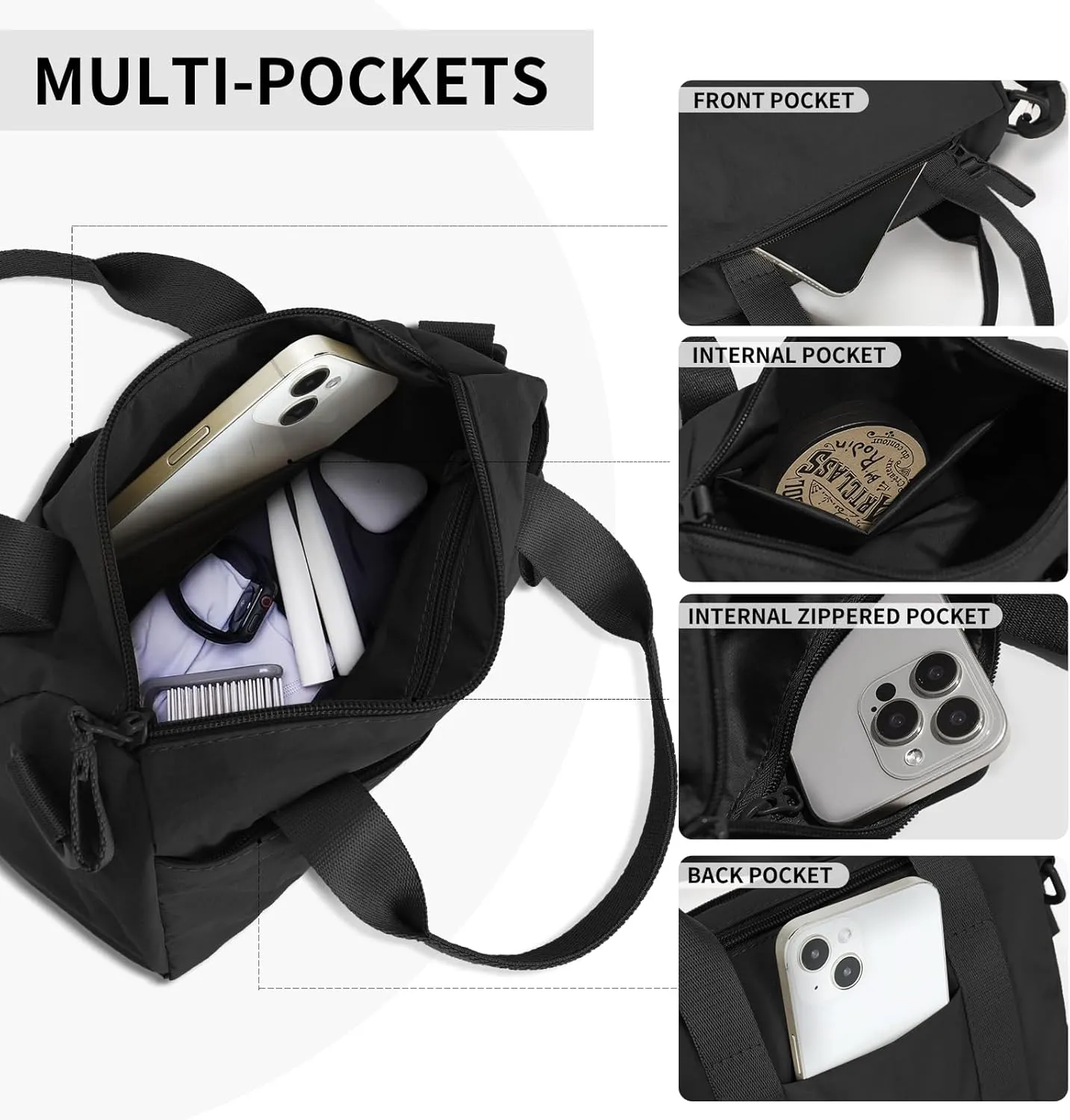 Mini Gym Bag for Women Cute Gym Tote Bag Small Duffle Bag Waterproof Bags for Yoga Dance Workout