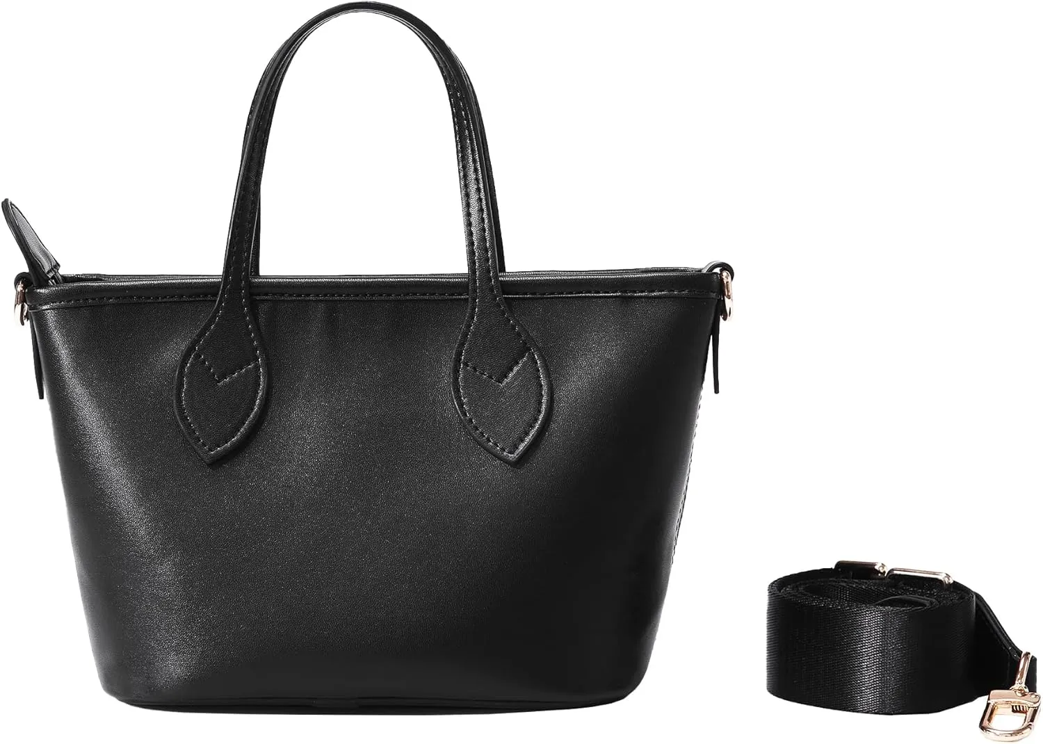 Mini Tote Handbag for Women Premium Look Perfect Small Crossbody Bags Compact Design Adjustable Removable Strap