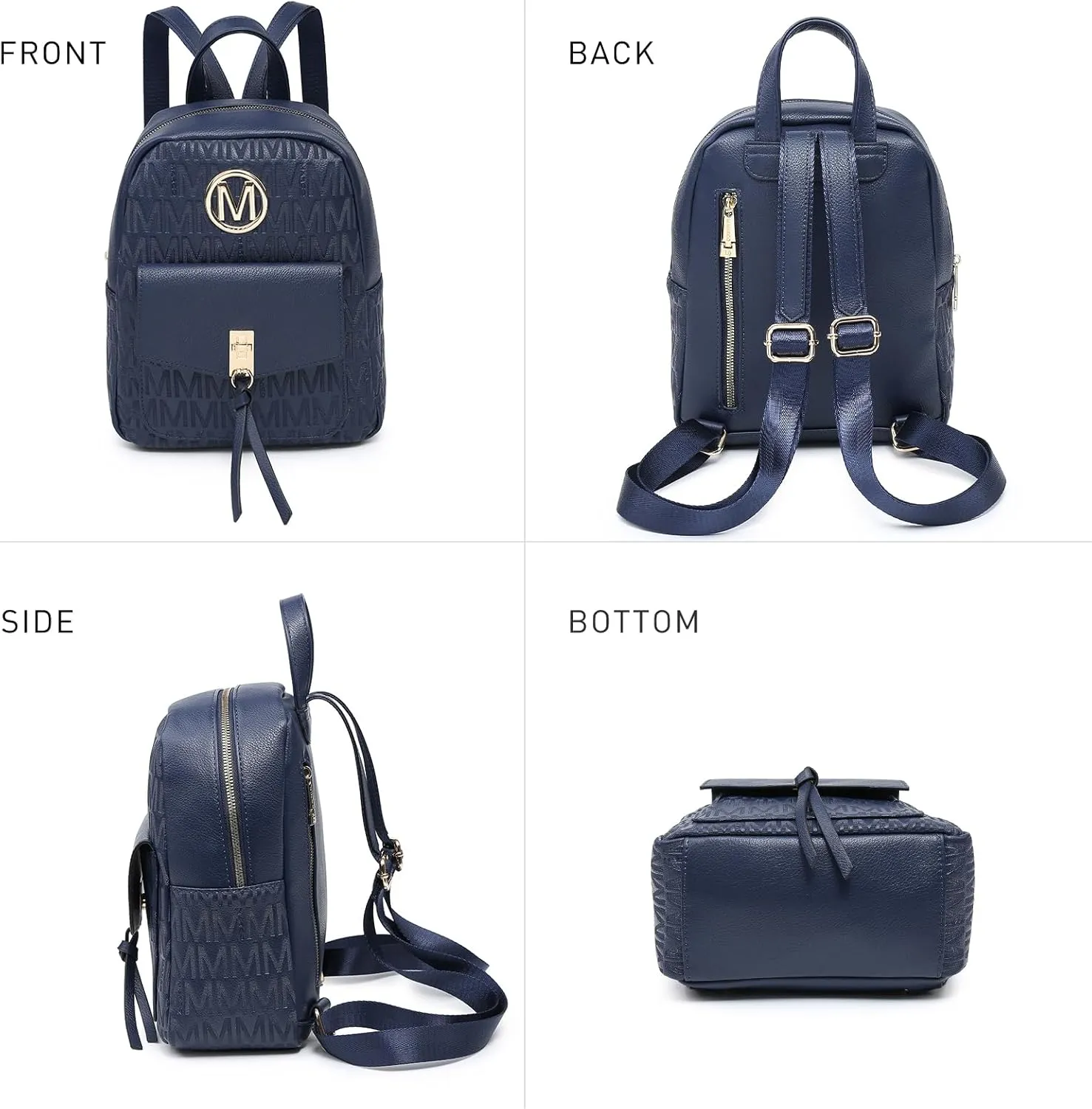 MKP Ladies Small Backpack Purse for Women Fashion Daypacks Purse Shoulder Bag with Charm Tassel