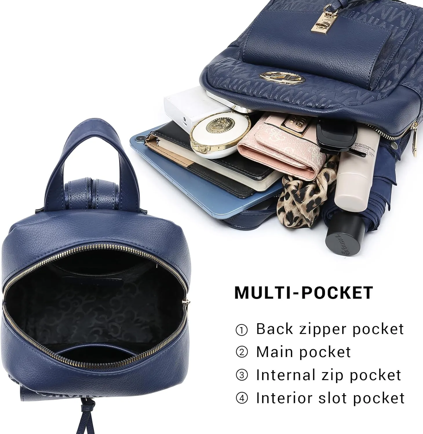 MKP Ladies Small Backpack Purse for Women Fashion Daypacks Purse Shoulder Bag with Charm Tassel