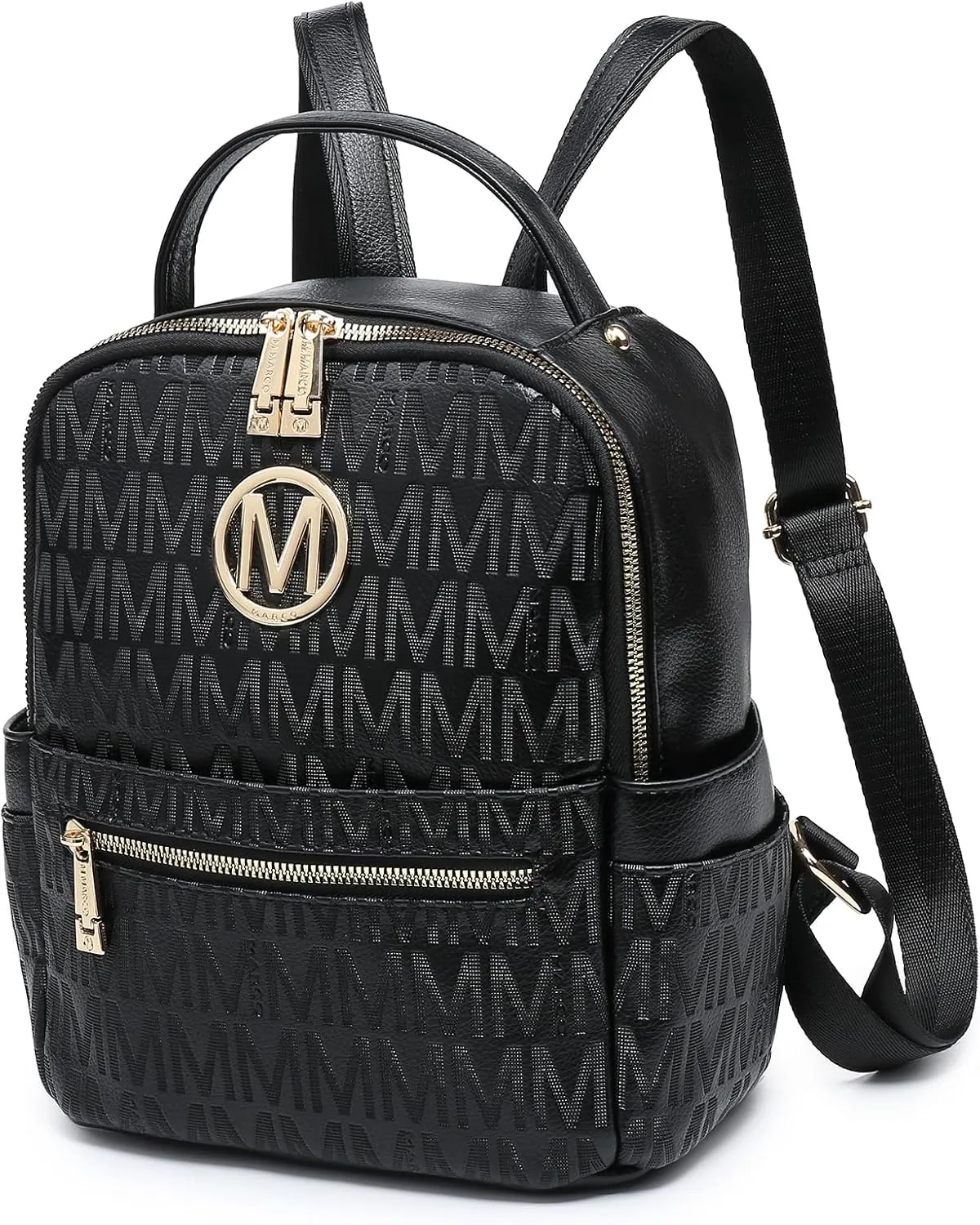 MKP Small Backpack Purse for Ladies Women Fashion Multi Pockets Daypacks with Front Zip Pocket
