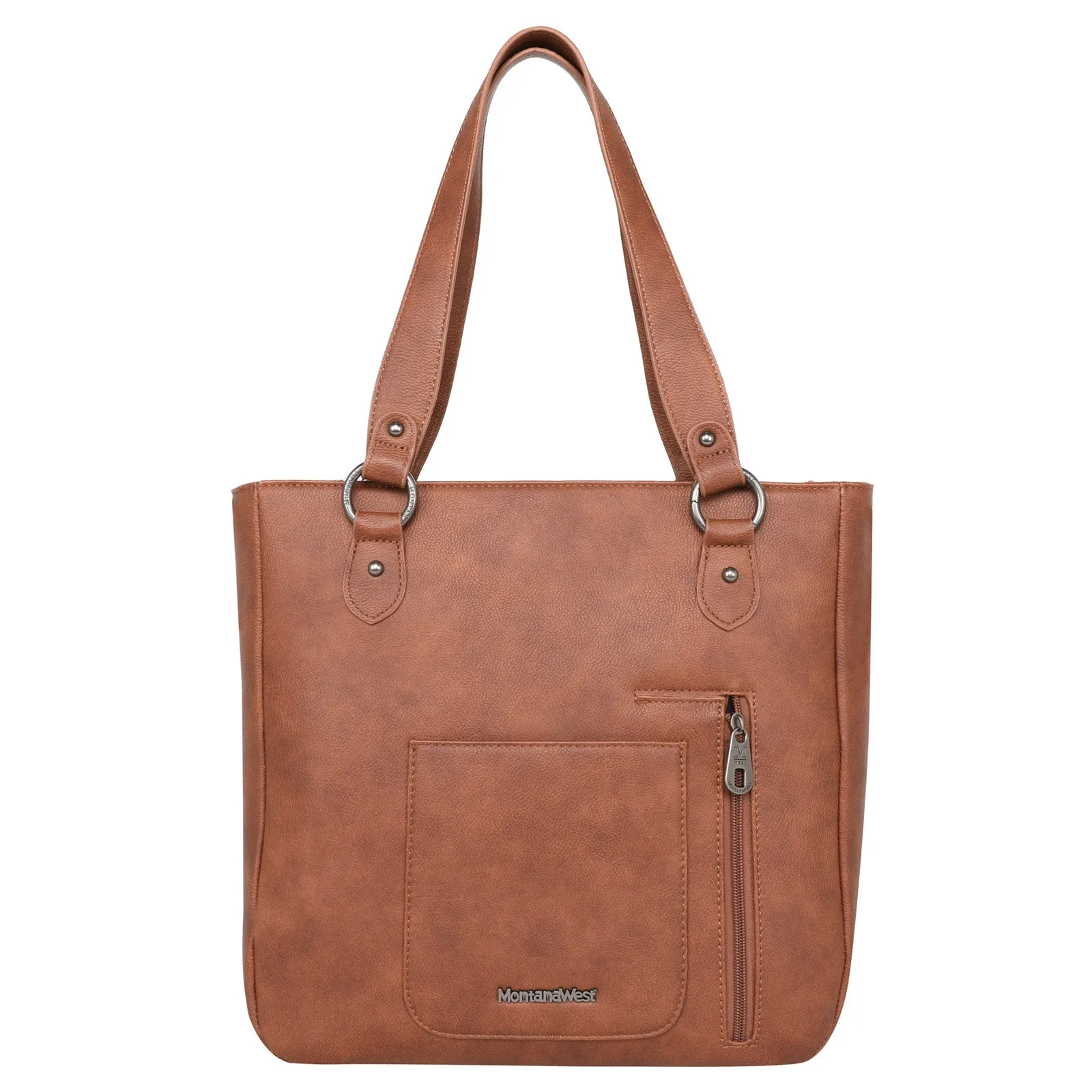 Montana West Aztec Tapestry Tooled Collection Concealed Carry Oversized Tote