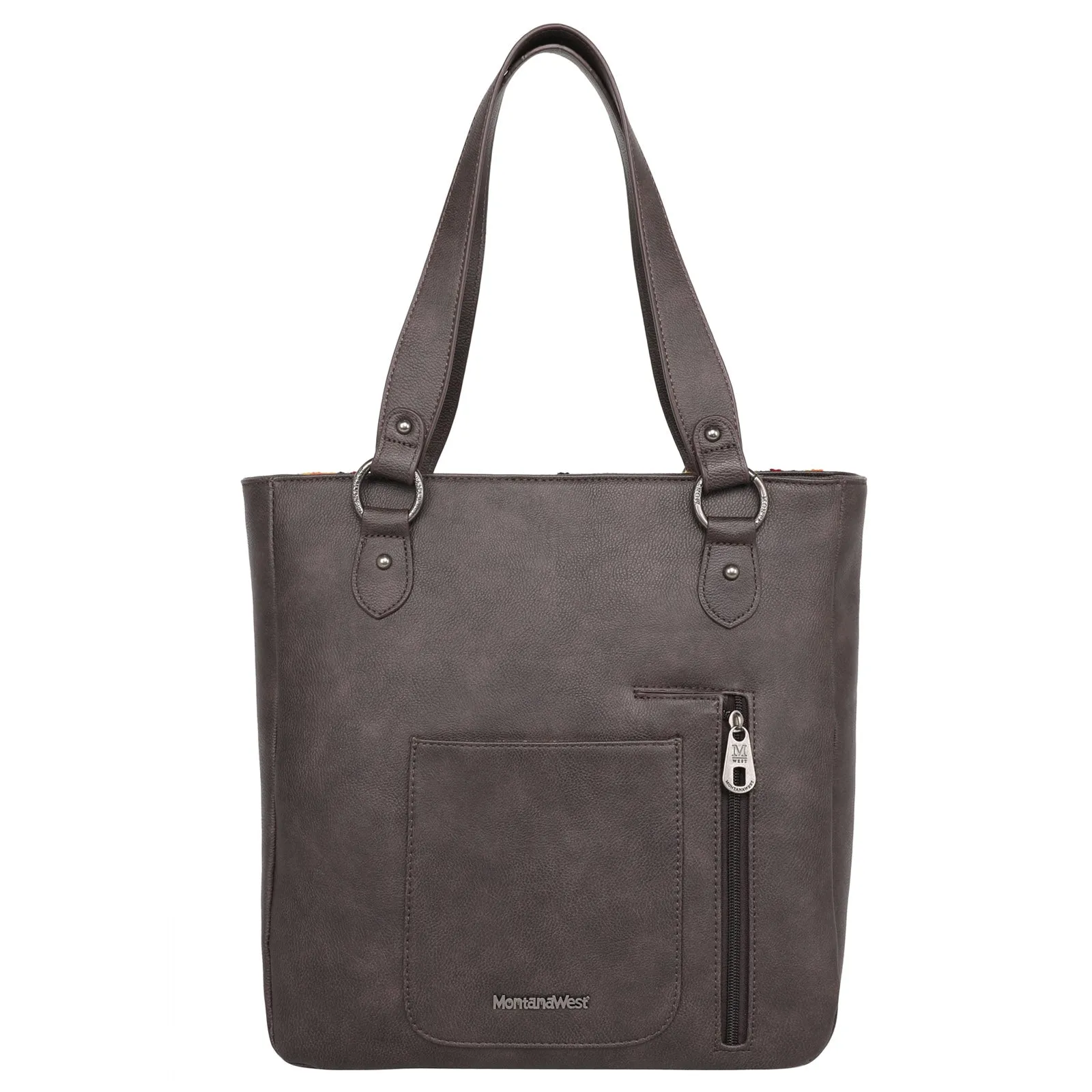 Montana West Aztec Tapestry Tooled Collection Concealed Carry Oversized Tote