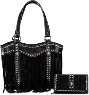 Montana West Western Tote Bag for Women Fringe Collection Handbag Boho Aztec Handbags