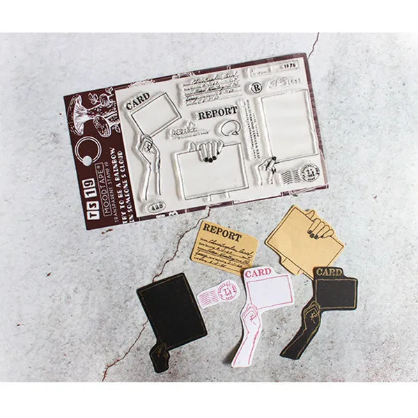 Moodtape Zakka Transparent Stamp - Makeup
