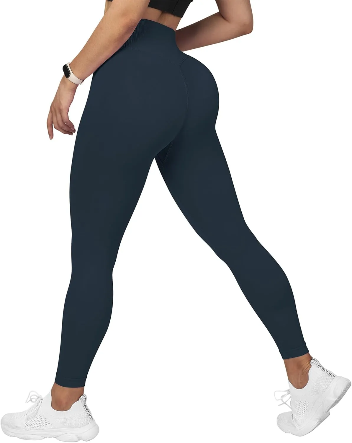 MOOSLOVER Seamless Butt Lifting Workout Leggings for Women High Waist Yoga Pants Compression Contour Tights