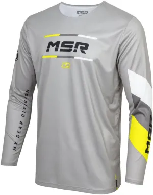MSR Axxis Proto Dirt Bike, Motocross Jersey Small Grey/Hi-Vis