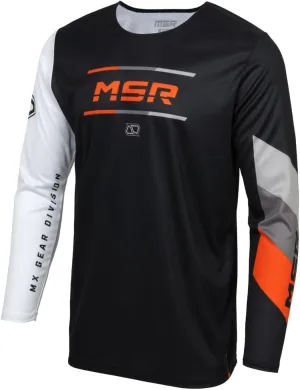 MSR Axxis Proto Dirt Bike, Motocross Jersey XXX-Large Black/White/Orange