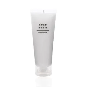 Mu-ji Korean Facial Cleanser 150ml - Sunflower Seed Oil Infused - Deep Sea Water from Ulleungdo - Foaming Face Wash for Women - Removes Makeup & Impurities - Gentle Cleanser with Recyclable Packaging
