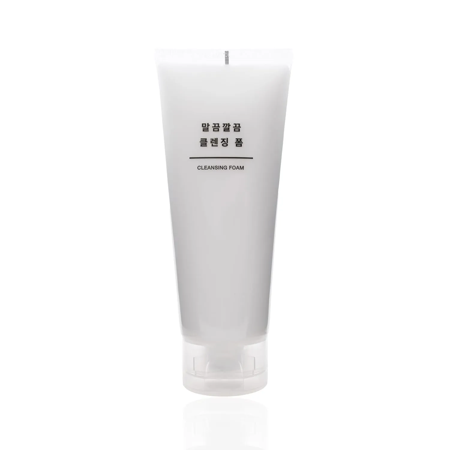 Mu-ji Korean Facial Cleanser 150ml - Sunflower Seed Oil Infused - Deep Sea Water from Ulleungdo - Foaming Face Wash for Women - Removes Makeup & Impurities - Gentle Cleanser with Recyclable Packaging