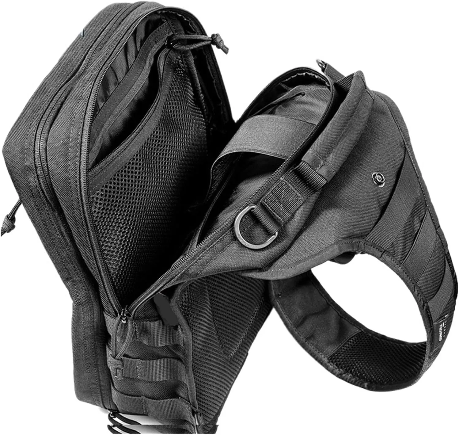 Multi-function Camous Bag Outdoor Hiking Travel Oblique Satchel Chest Bag 1000D Sports Shoulder Bag(CP)