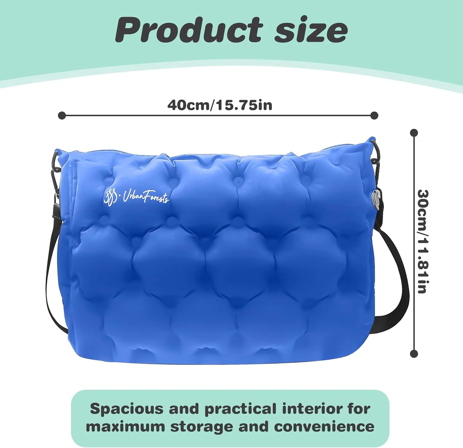 Multifunctional inflatable bag-Vacpack Backpack with Vacuum Compression,travel backpack vacuum compression (blue)