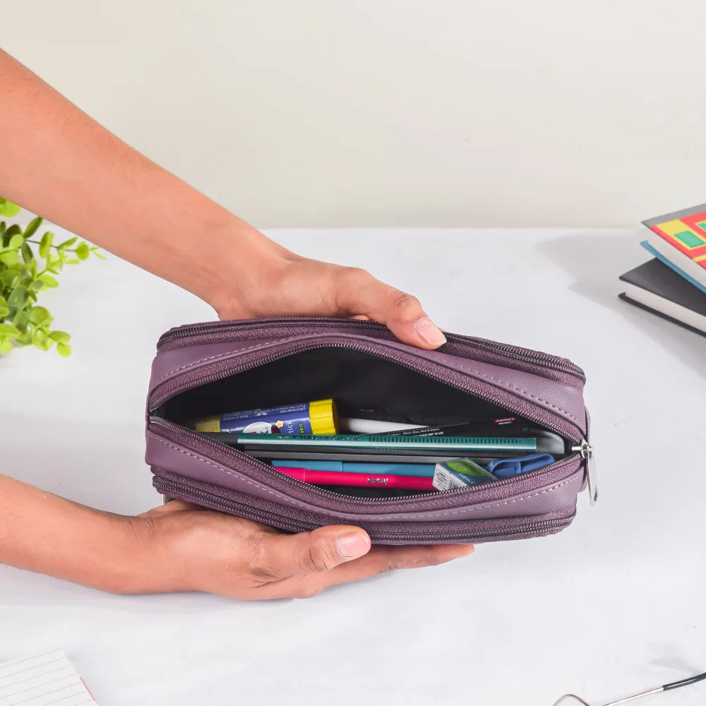 Multipurpose Pen Case Purple