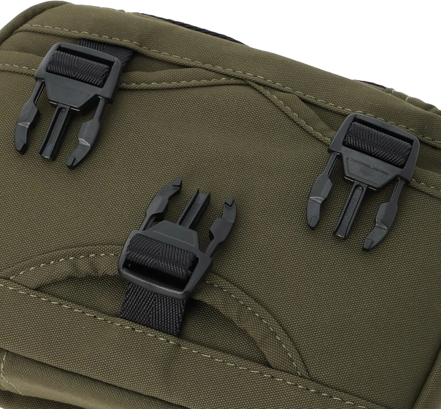 Munsingwear MQBWJA44 Round Pouch, Mesh Pouch, Carabiner, Round Golf, KH00 (Khaki), One Size
