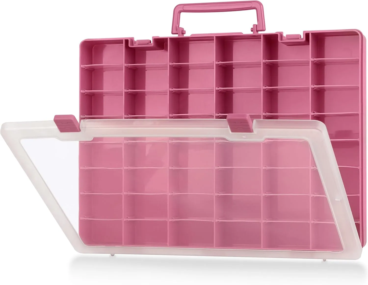 MYMOON HOME Plastic Toy Storage Case Compatible with Mini Brands Collector Toys, Miniverse, Shopkins, Real Littles, and LOL Surprise Series