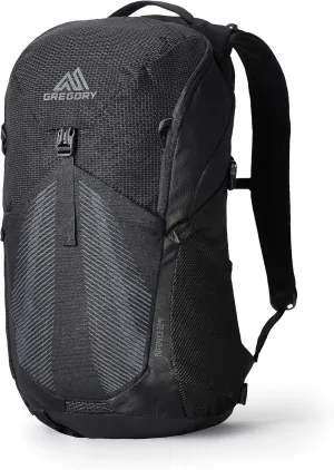 Nano 24L Unisex Day Hiking/Commuter/Active Travel Backpack, Breathable Backpanel, Hydration Port, One Size Fits All, Obsidian Black