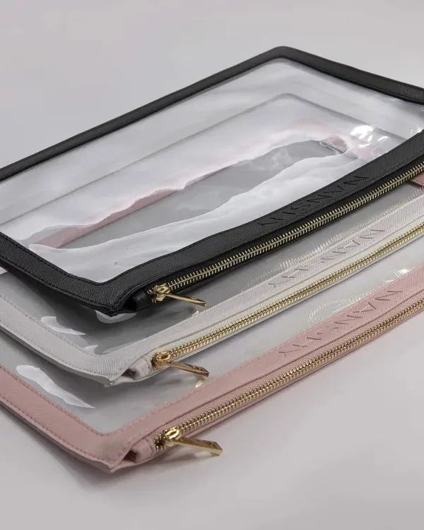 Nanshy Clear PVC Makeup Pouch - 3 Colours