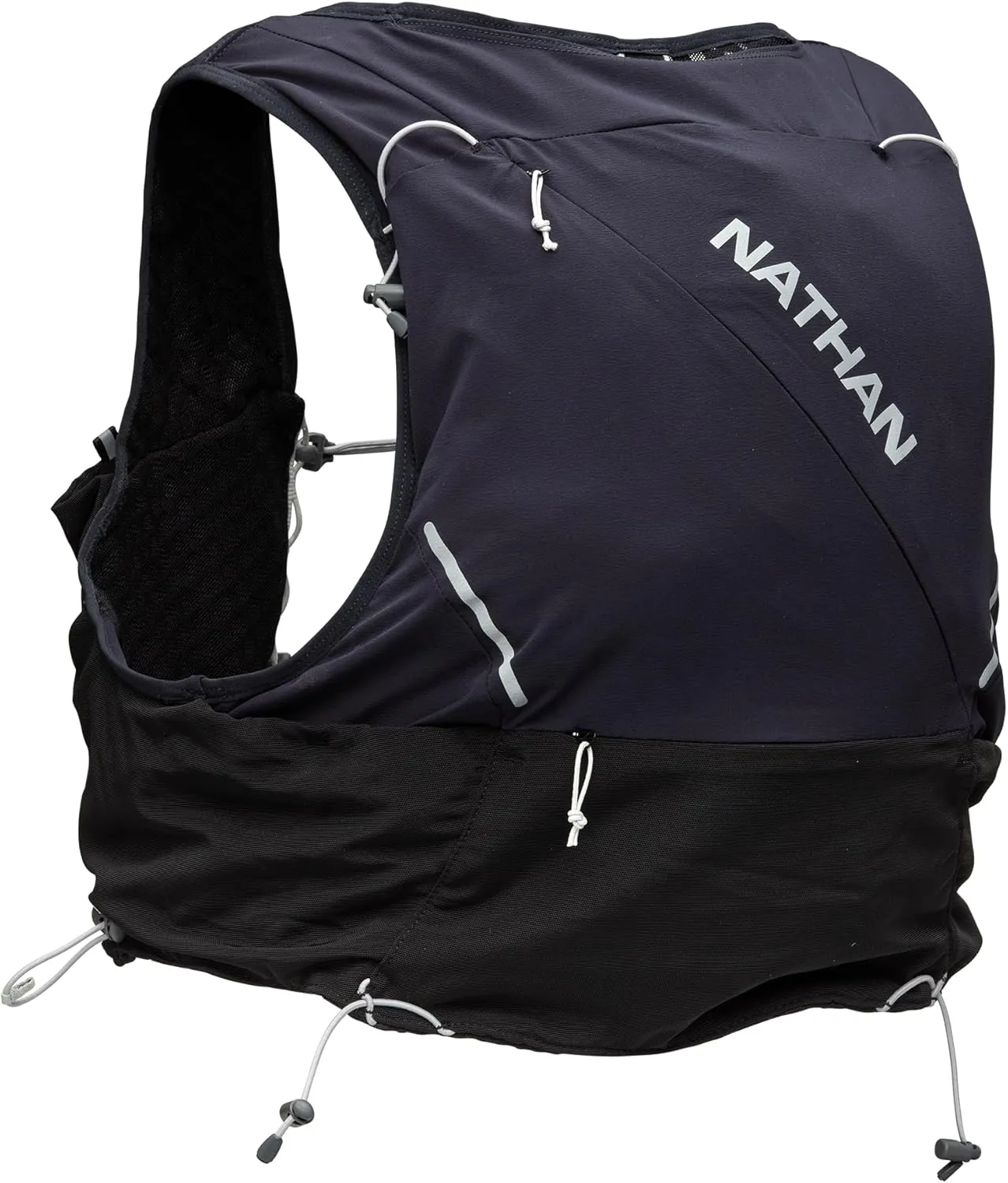 Nathan 12L Hydration Vest – Quick-Fit Adjustments, Breathable Mesh, 1.6L Bladder, 8.8 oz, 6 Pockets, Pinnacle Pro