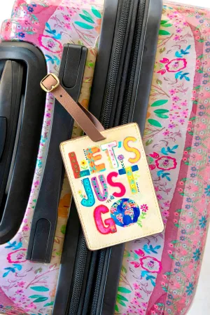 Natural Life Luggage Tag- Let’s Just Go