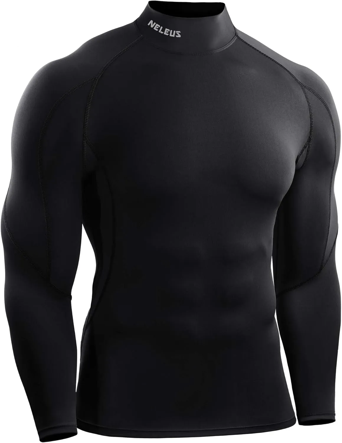 NELEUS Men's 3 Pack Athletic Compression Shirt Running Shirts