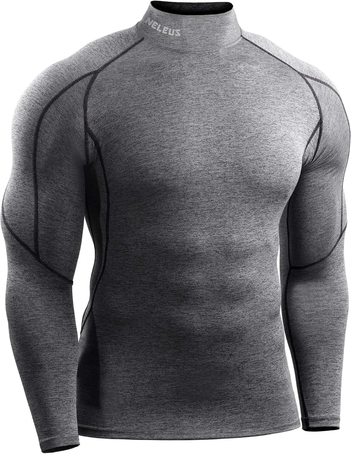 NELEUS Men's 3 Pack Athletic Compression Shirt Running Shirts