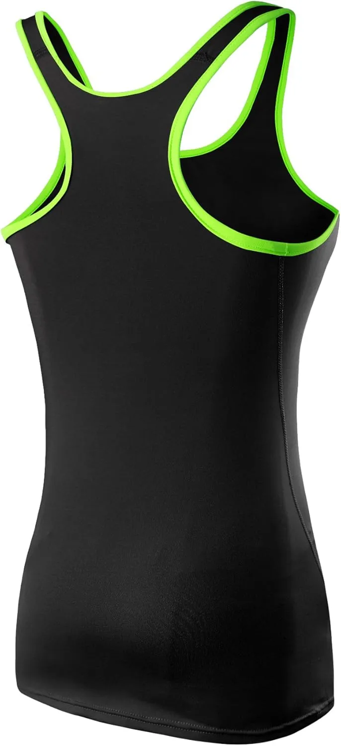 NELEUS Women's 3 Pack Compression Base Layer Dry Fit Tank Top