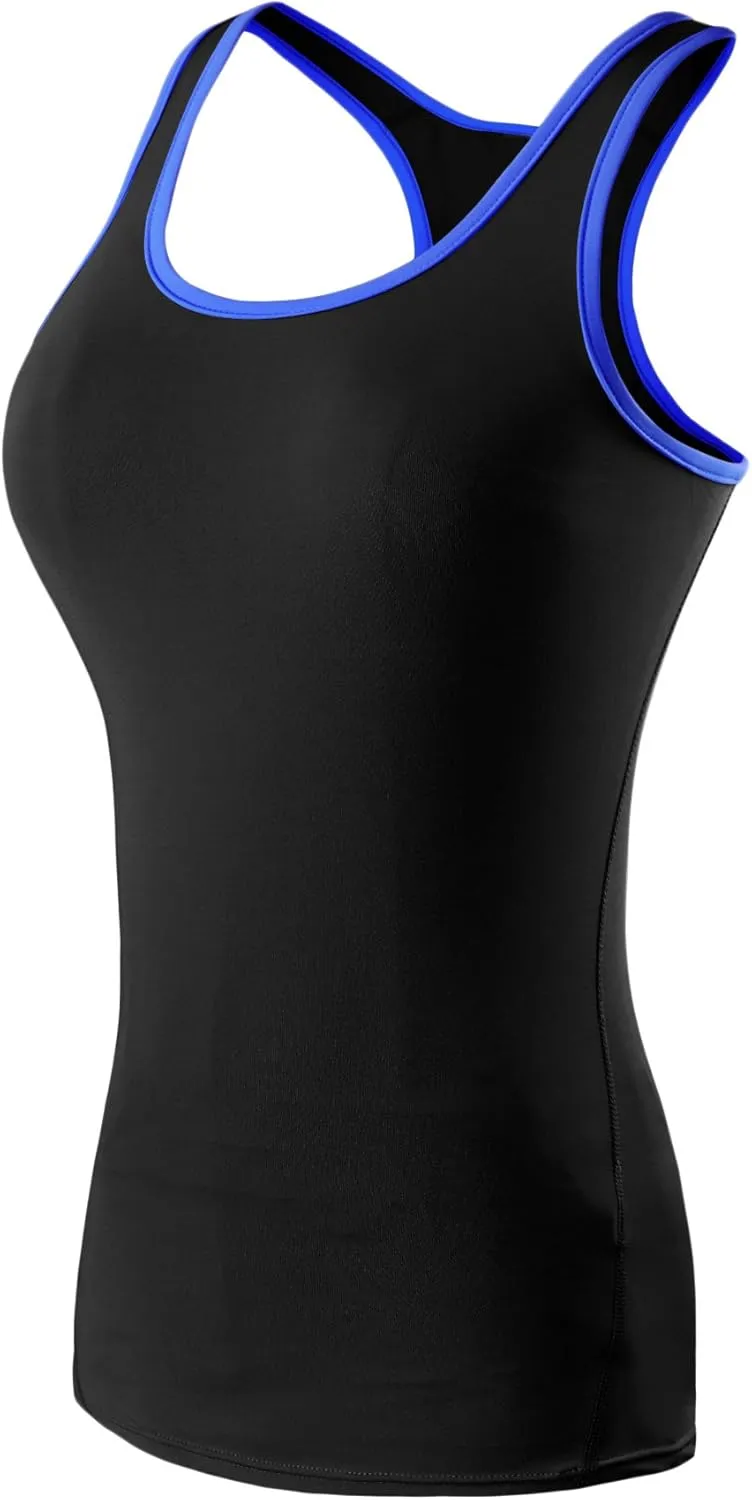 NELEUS Women's 3 Pack Compression Base Layer Dry Fit Tank Top