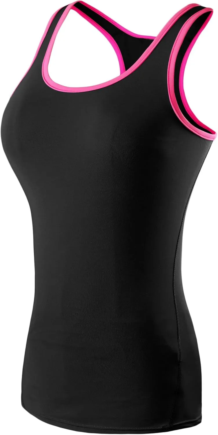 NELEUS Women's 3 Pack Compression Base Layer Dry Fit Tank Top