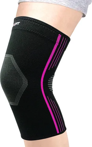 NeoAlly® - Compression Knee Sleeve for Women, Medical-Grade Knee Support for Women, Breathable Knee Sleeves for Weightlifting Crossfit, Purple, Medium, Pack of 1