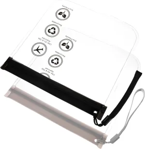 NOLITOY 2Pcs Travel Makeup Bags Transparent Toiletry Pouch Portable Makeup Organizer for Women Small Coin Bag for Travel and Design