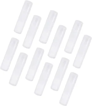 NOLITOY 30pcs Transparent Lip Pomade Tubes DIY Empty Storage Containers for Homemade Gloss Plastic Makeup Accessories for Crafts and