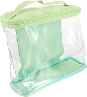 NOLITOY Waterproof Cosmetic Bag for Travel Toiletries Pouch Big Capacity Handle Double Zipper for Women