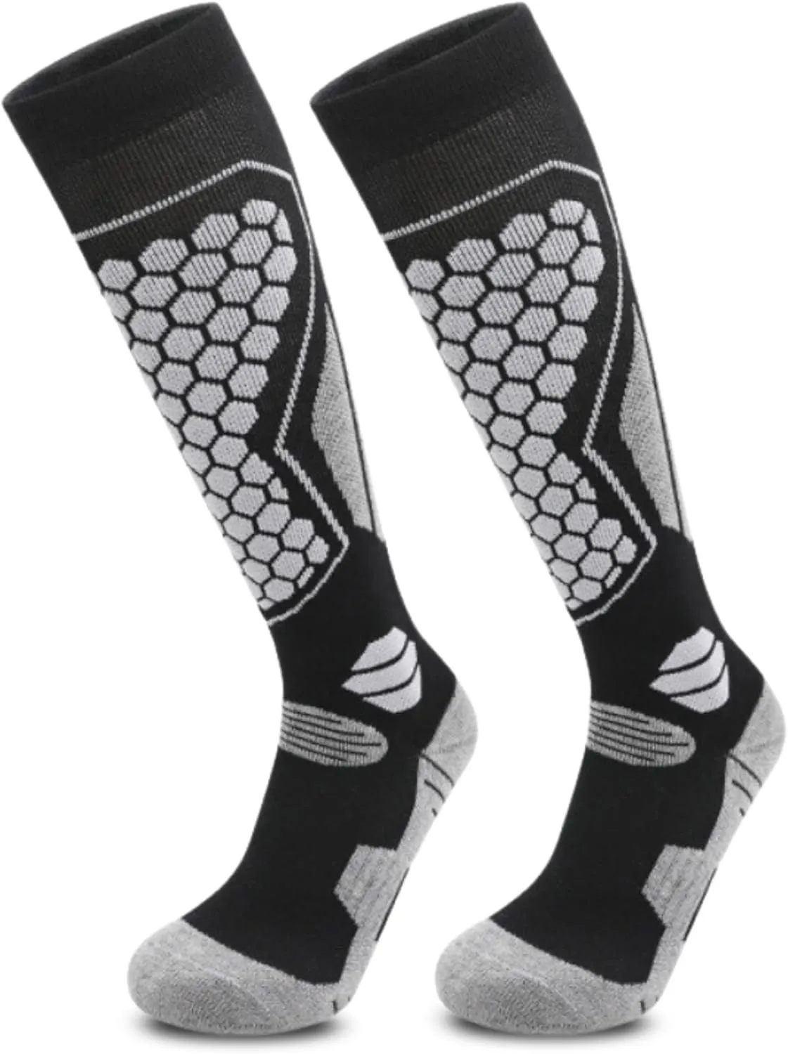 Non Slip Hiking Socks for Men & Women, Merino Wool Socks for Men & Women, Soft & Breathable, Arch & Achilles Protection